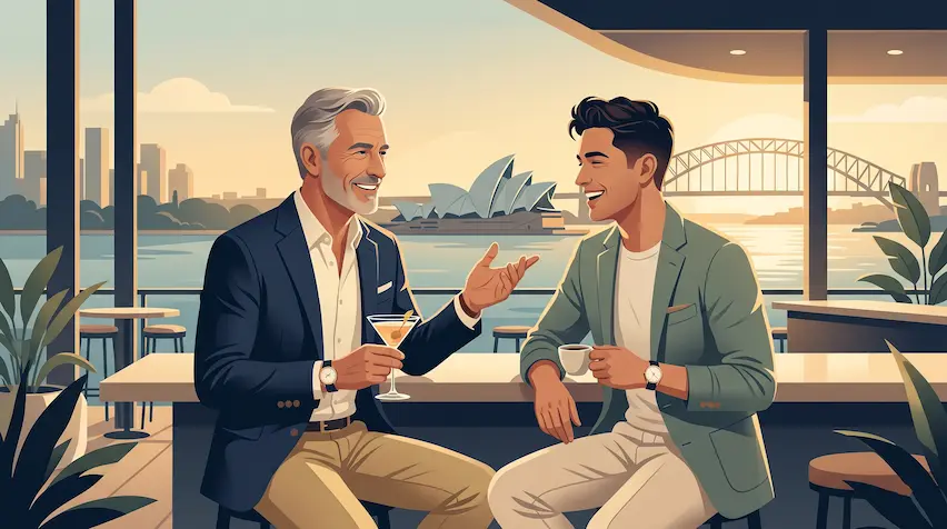Join our verified network and meet the ideal gay sugar daddy Sydney has waiting for you.